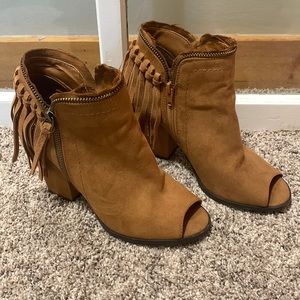 Suede ankle boots